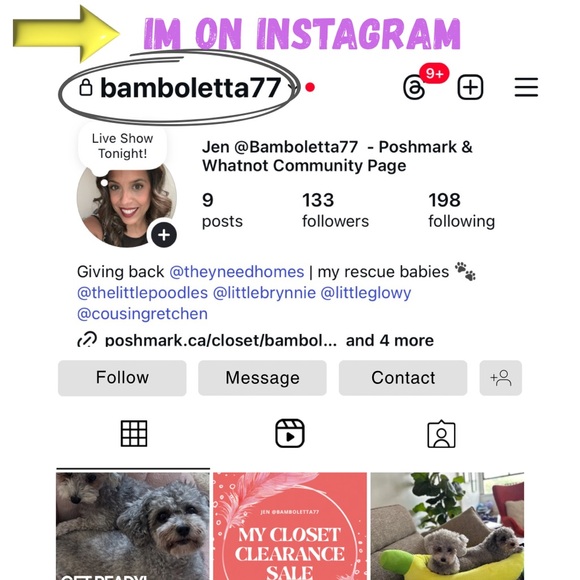 🐩🐩 Tonight (Monday) Night Show at 8:30pm ET. 
@bamboletta77 JEN & the Girls! - Picture 4 of 16